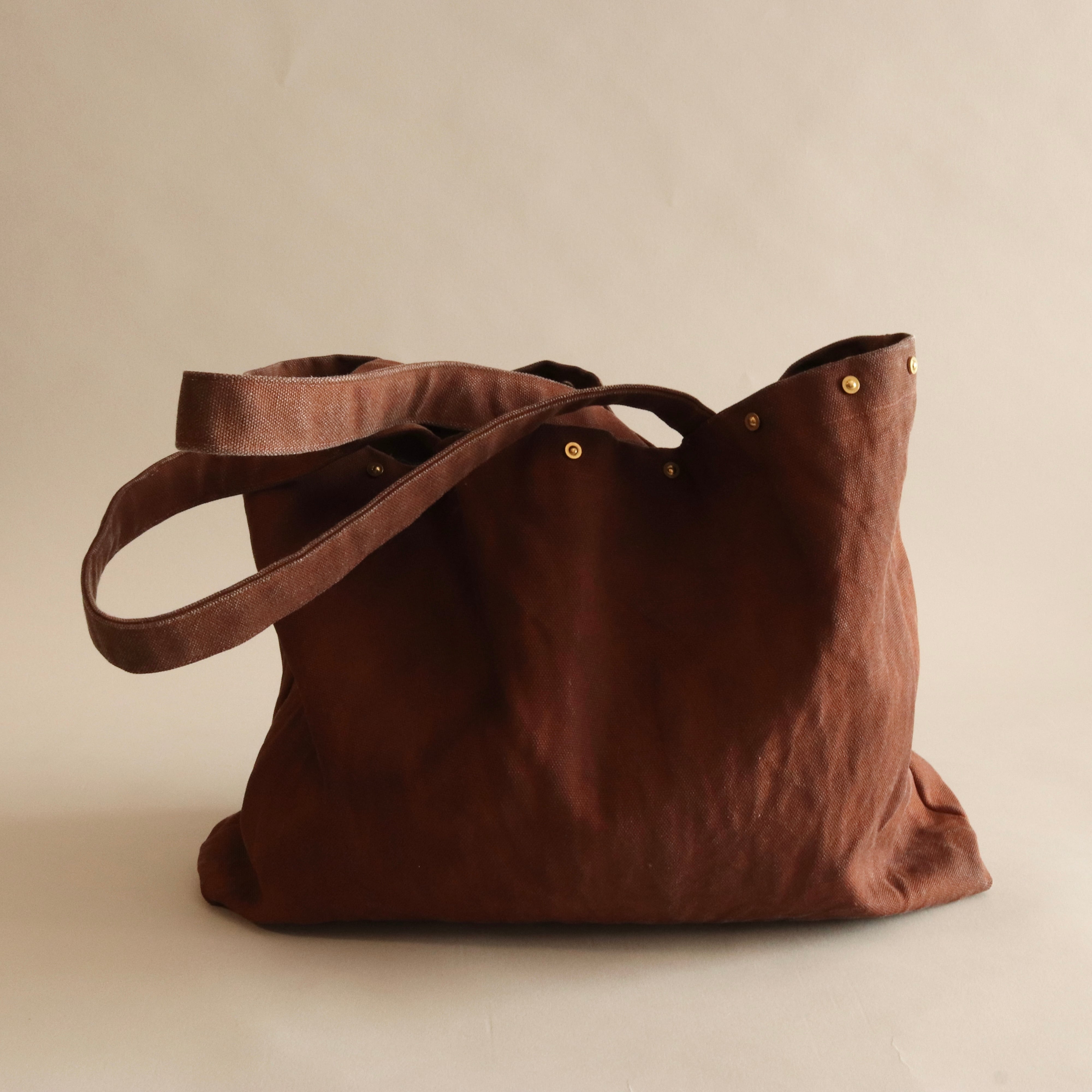 yurukuru 柿渋染め バック ブラウン