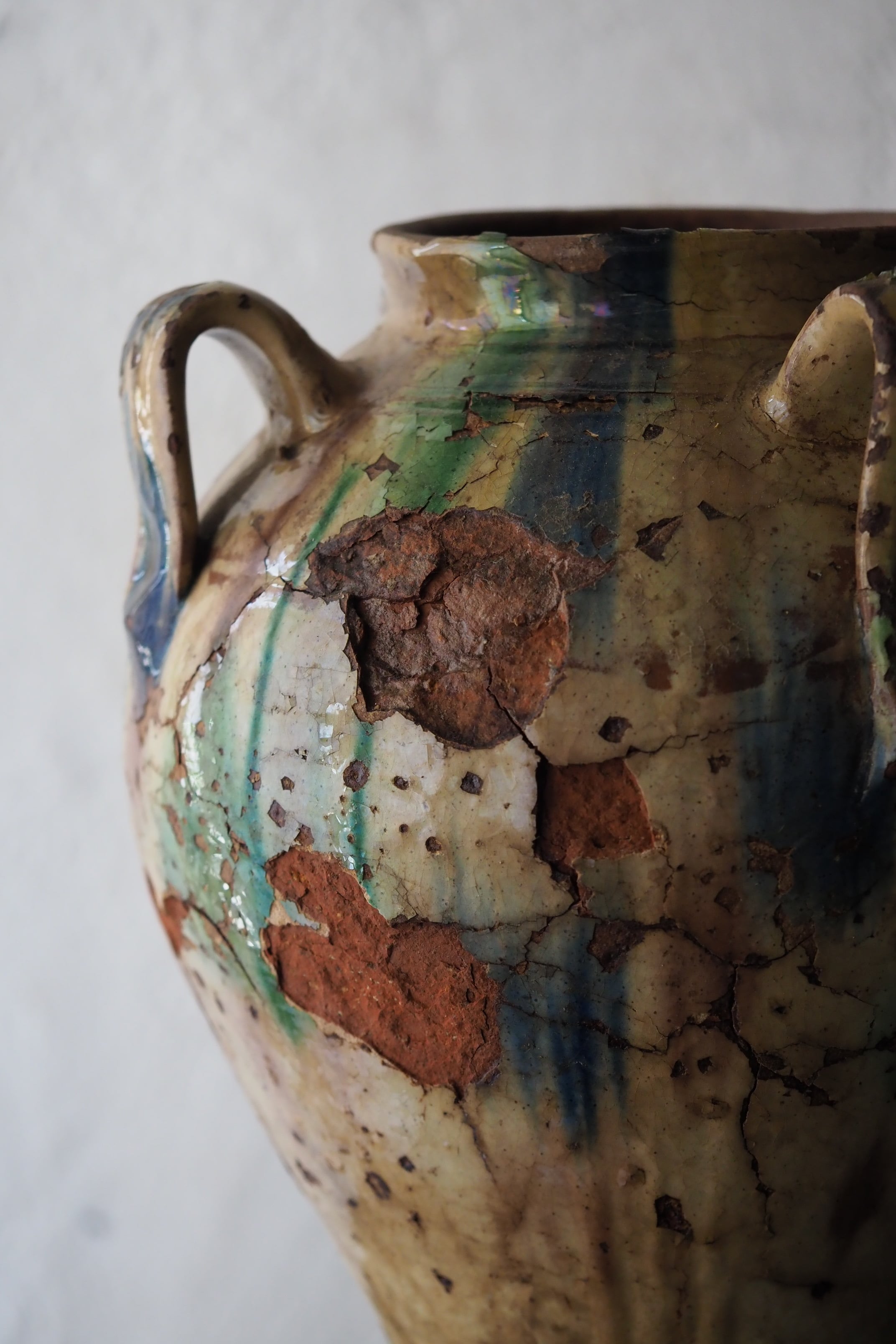 南仏 貯蔵壺-antique pottery pot | アンティーク.ヴィンテージ家具