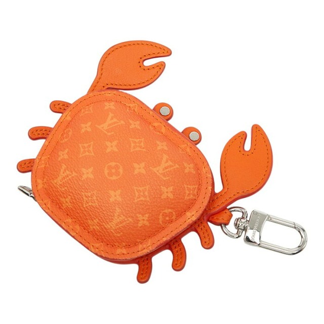 ルイ ヴィトン モノグラム LVクラブ バッグチャーム 小物入れ M01929 オレンジ PVC レディース LOUIS VUITTON 【中古】
