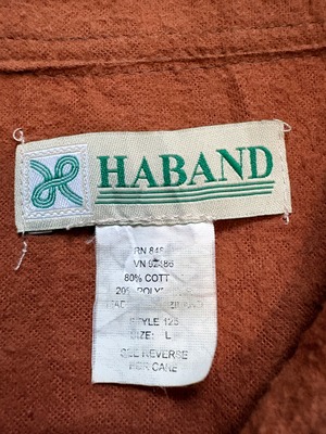 80〜90s / HABAND / print flannel check shirts