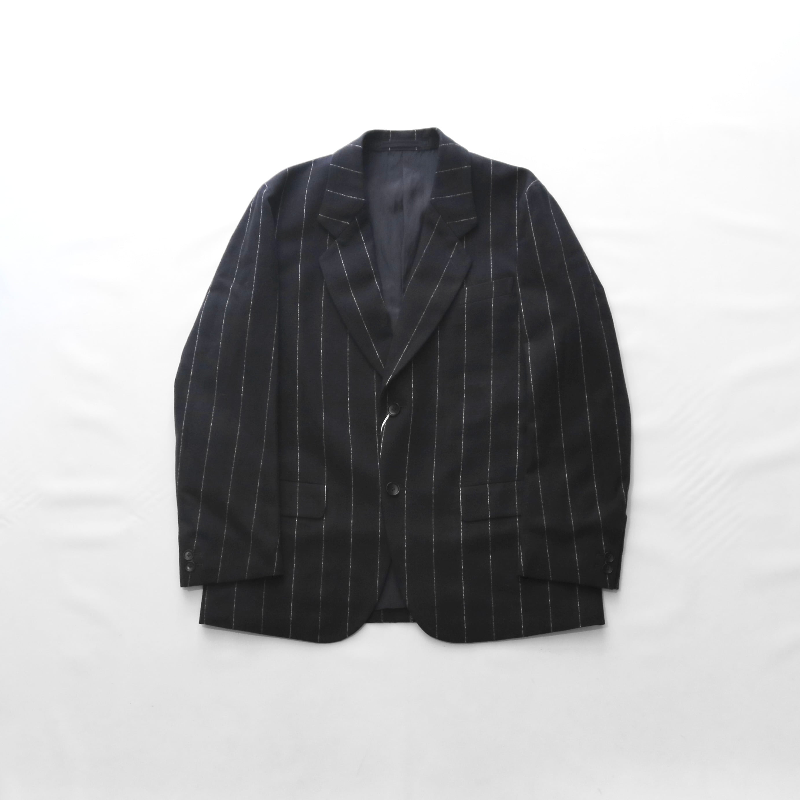 【HAVERSACK ハバーサック】COTTON LINEN PIN STRIPE 2B JACKET コットンリネンピンストライプ2Bジャケット 472525