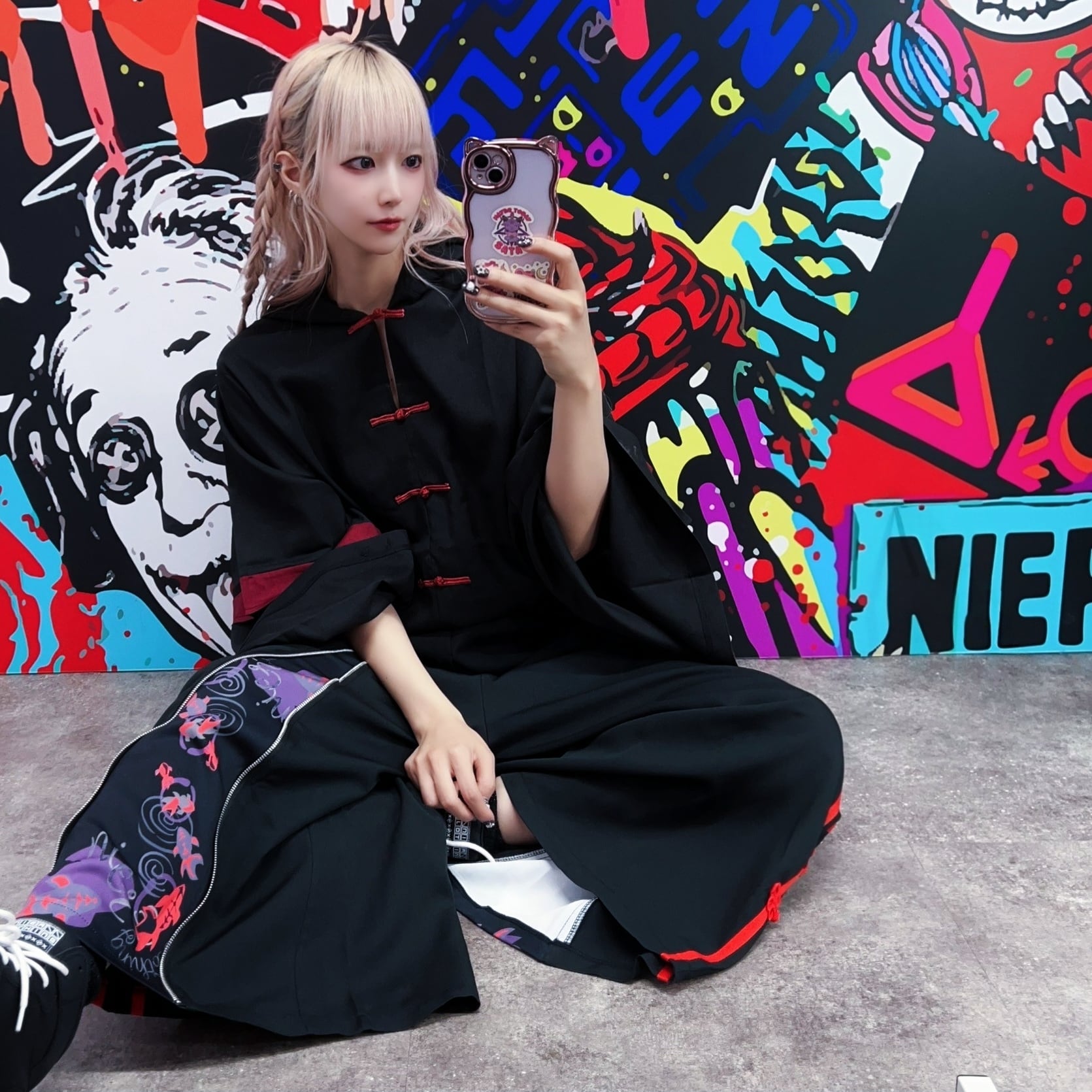 ZIP SLIT×チャイナライン和装WIDE PANTS | NIER CLOTHING