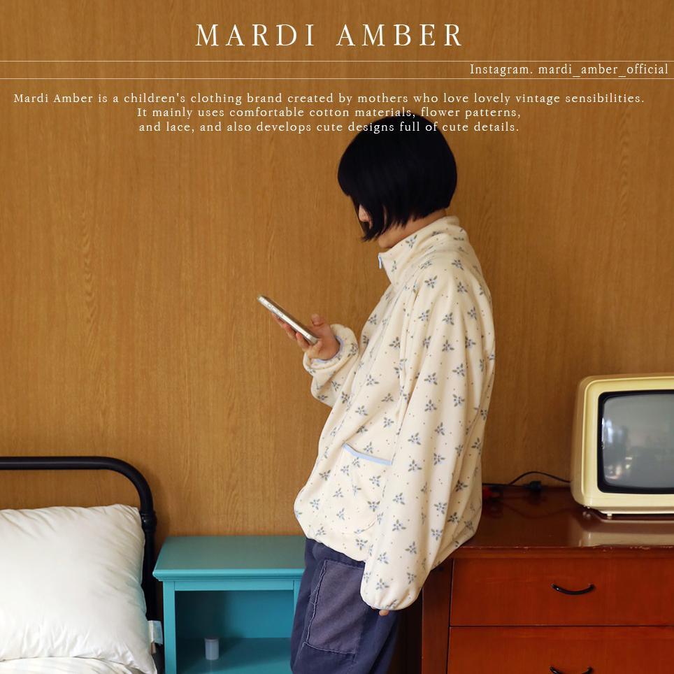 «予約»«Mardi Amber»«ママサイズ» フリースジップアップ