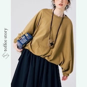 【2color】風をまとう午後のバットスリーブトップス 《P0261》