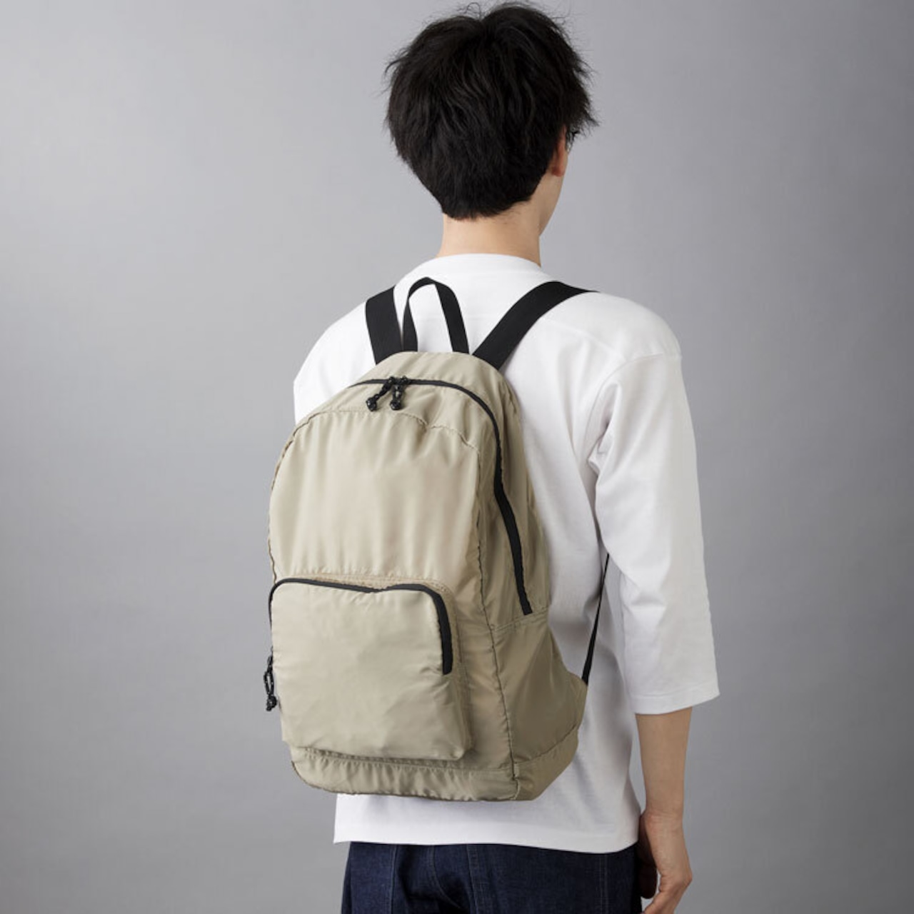 MOUNTAIN BEAR ナイロンパッカブル デイバッグA0040