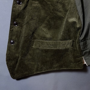 classic farmers corduroy vest 2026 / classic olive