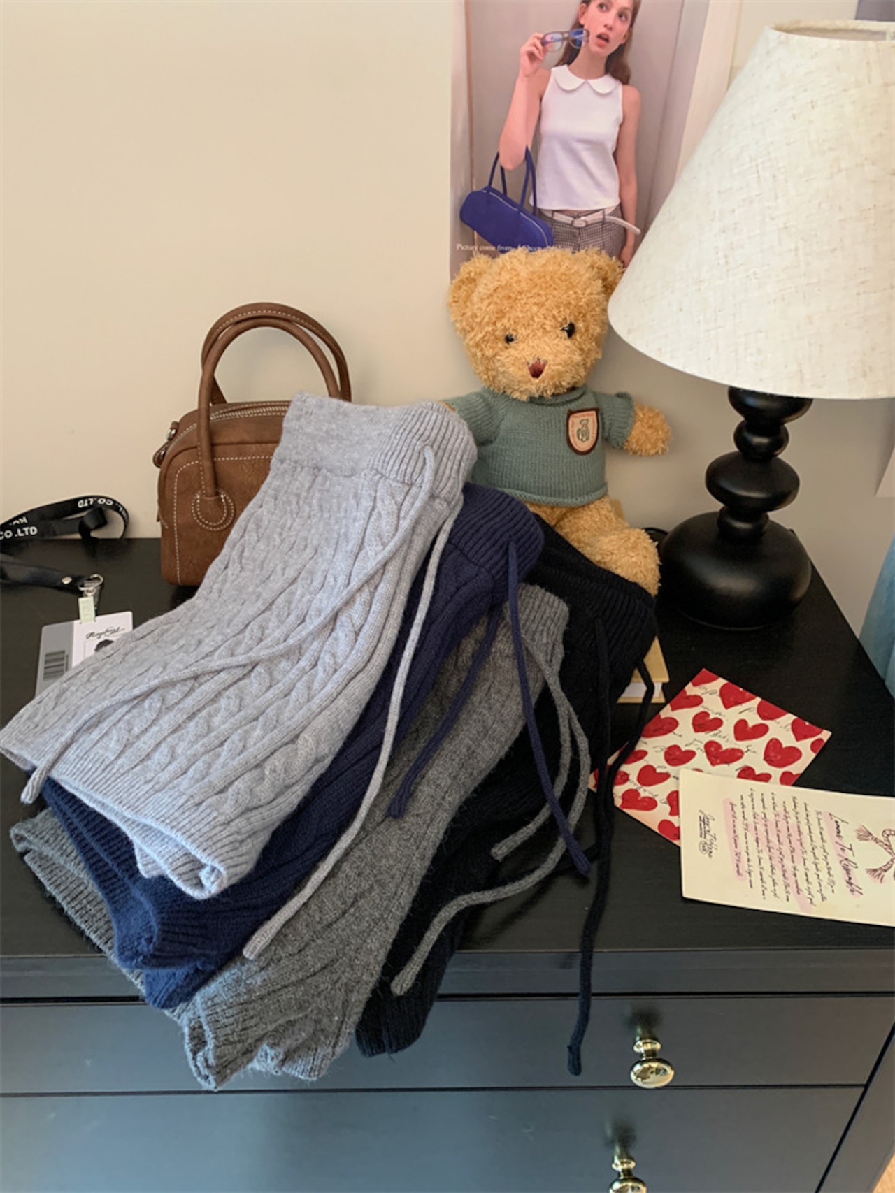 ニットガーリーショートパンツ LK1810