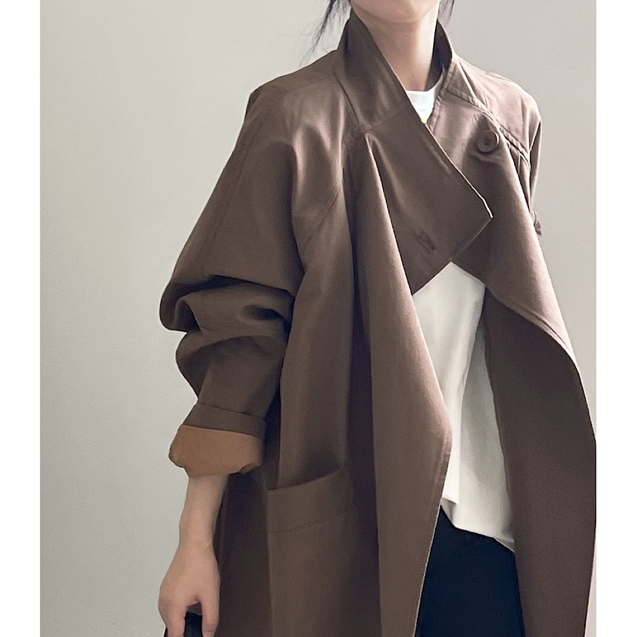 ルーズロングコート YH8274