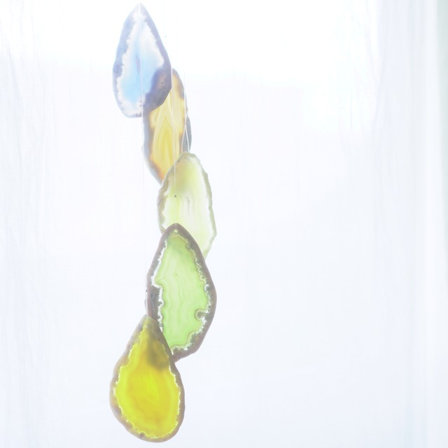 Fruits Soda 03 - アゲートヒーリングチャイム / Agate Sun Catcher Wind Chime 1085