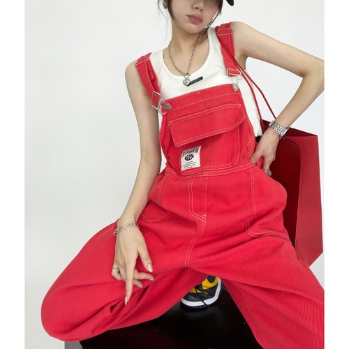 red-stitch overalls　レッドステッチオーバーオール　J2059