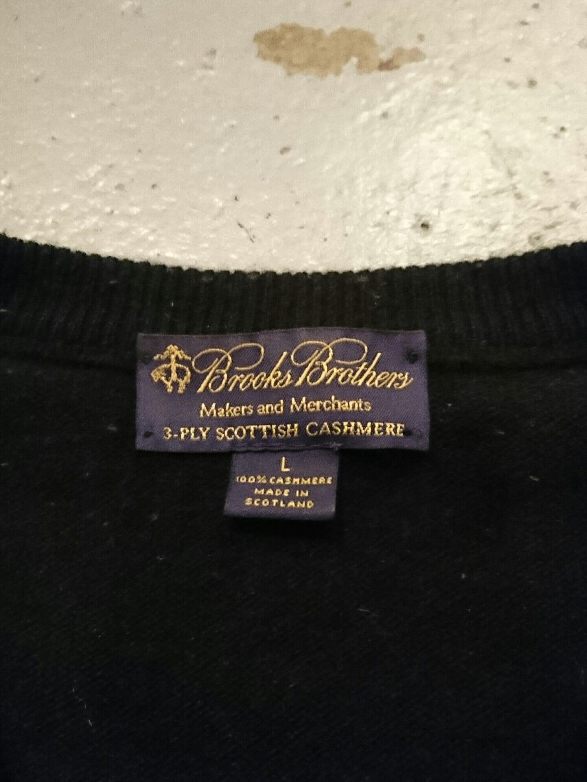 BROOKS BROTHERS CASHMERE SWEATER\