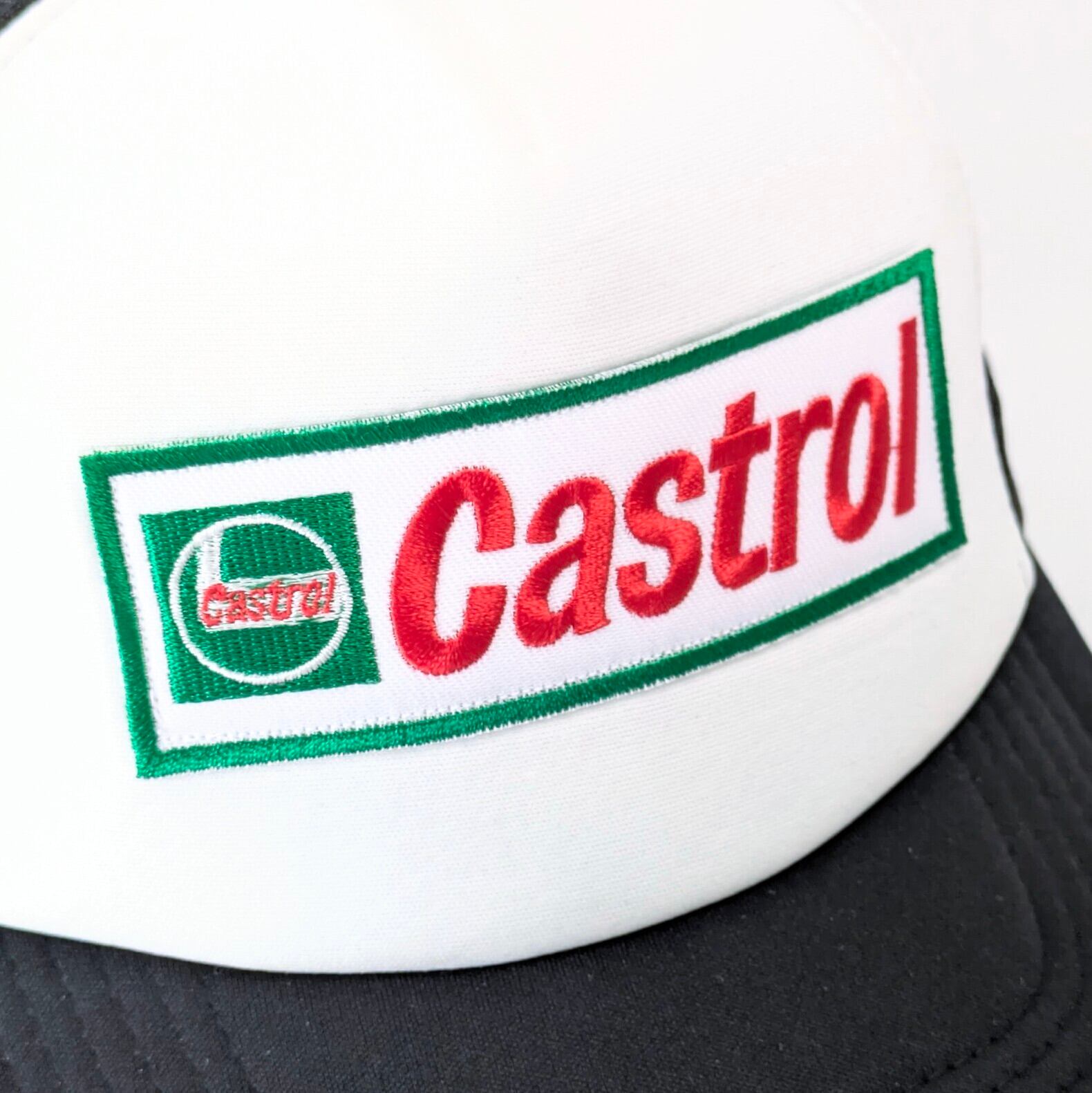 【 Mesh Cap / メッシュキャップ 】 Castrol（カストロール）/ BLACK / レーシングキャップ / ベースボールキャップ 〚アメリカン雑貨 アメトイ〛
