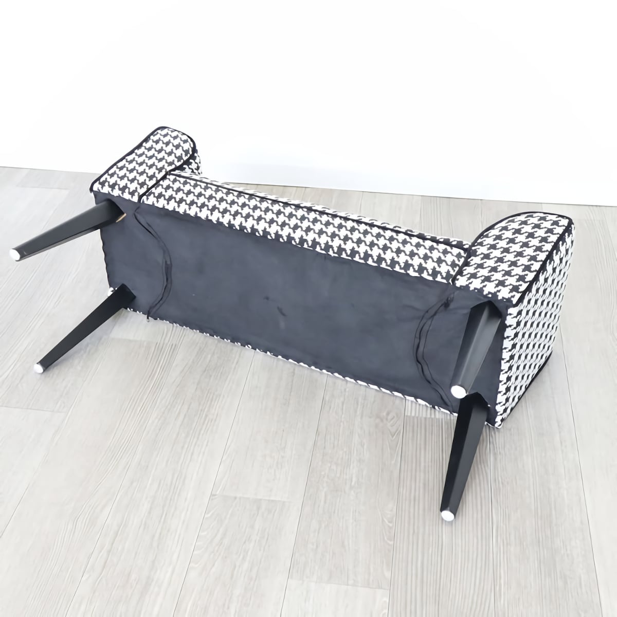 スツール モダンテイスト ベンチ S 椅子 コンパクト 千鳥格子柄