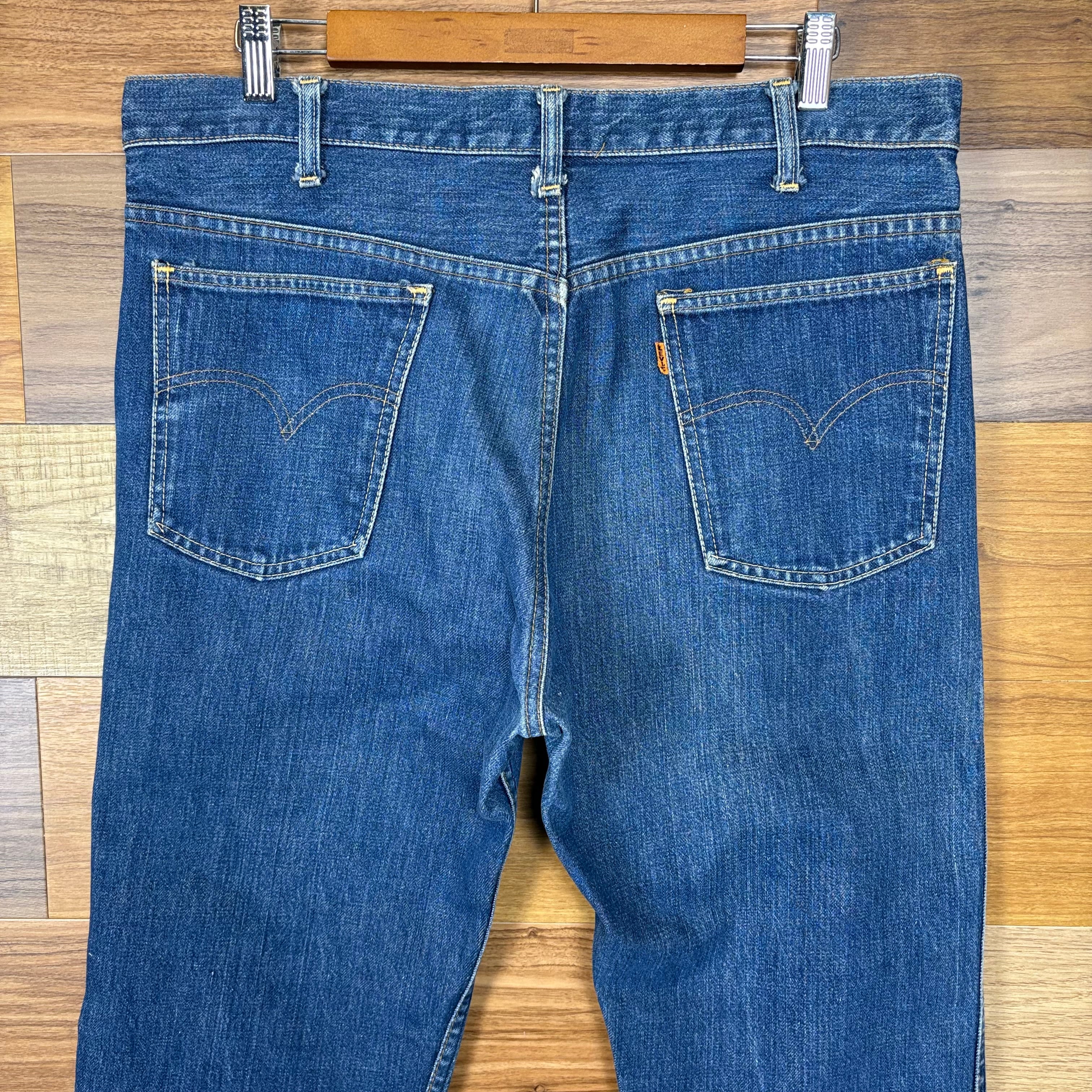Levi’s 606bigE 70s トップ裏10 70s LEVI'S 606 BIGE リーバイス ビッグE デニム パンツ サイズ メンズ