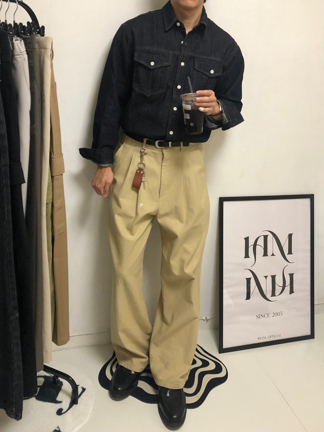 Double Twist Tuck Premium Cotton Pants（3color） - 17