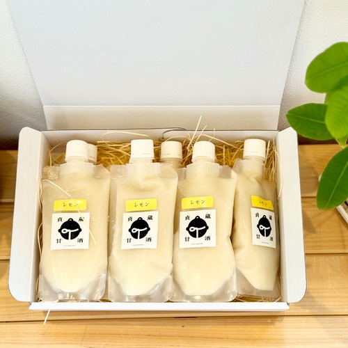 【冷凍便：ギフト】貞蔵さんのパウチ甘酒レモン