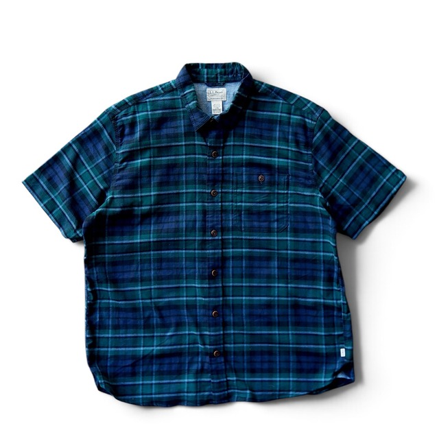 USED L.L.Bean Plaid S/S Shirts