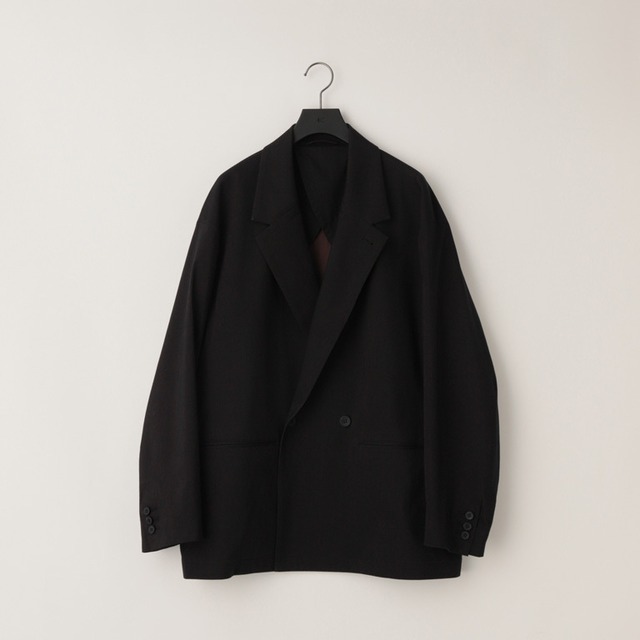 KANEMASA PHIL. / 46G Solaro Double Jacket (BLACK BROWN)