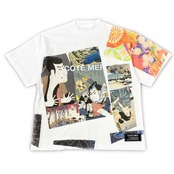 【tshirts173】Lsize KIMONO PRINT T-SHIRTS white