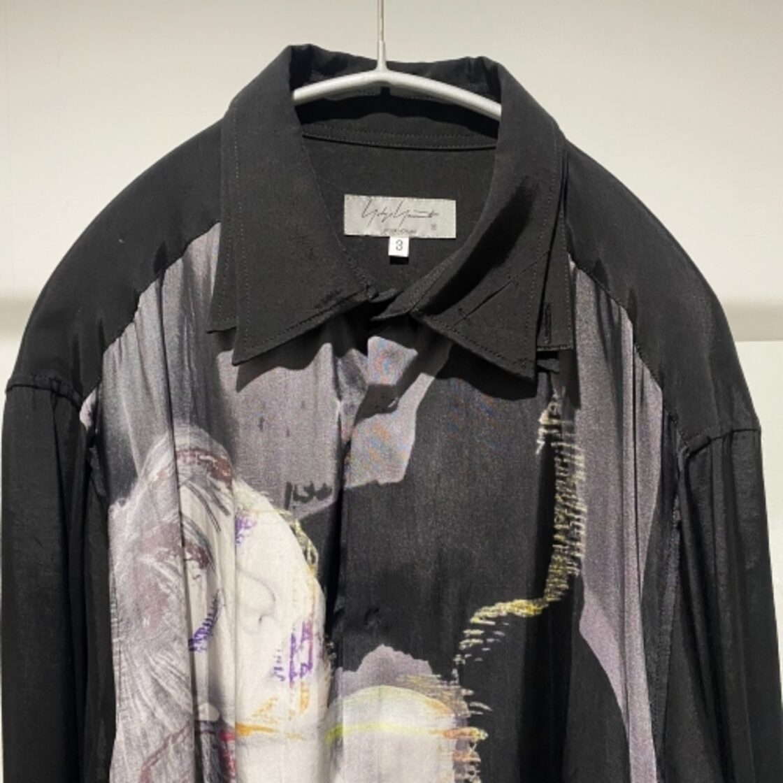 Yohji Yamamoto Pour Homme 24AW LADY DESIGN LONG BLOUSE DEFORMED 