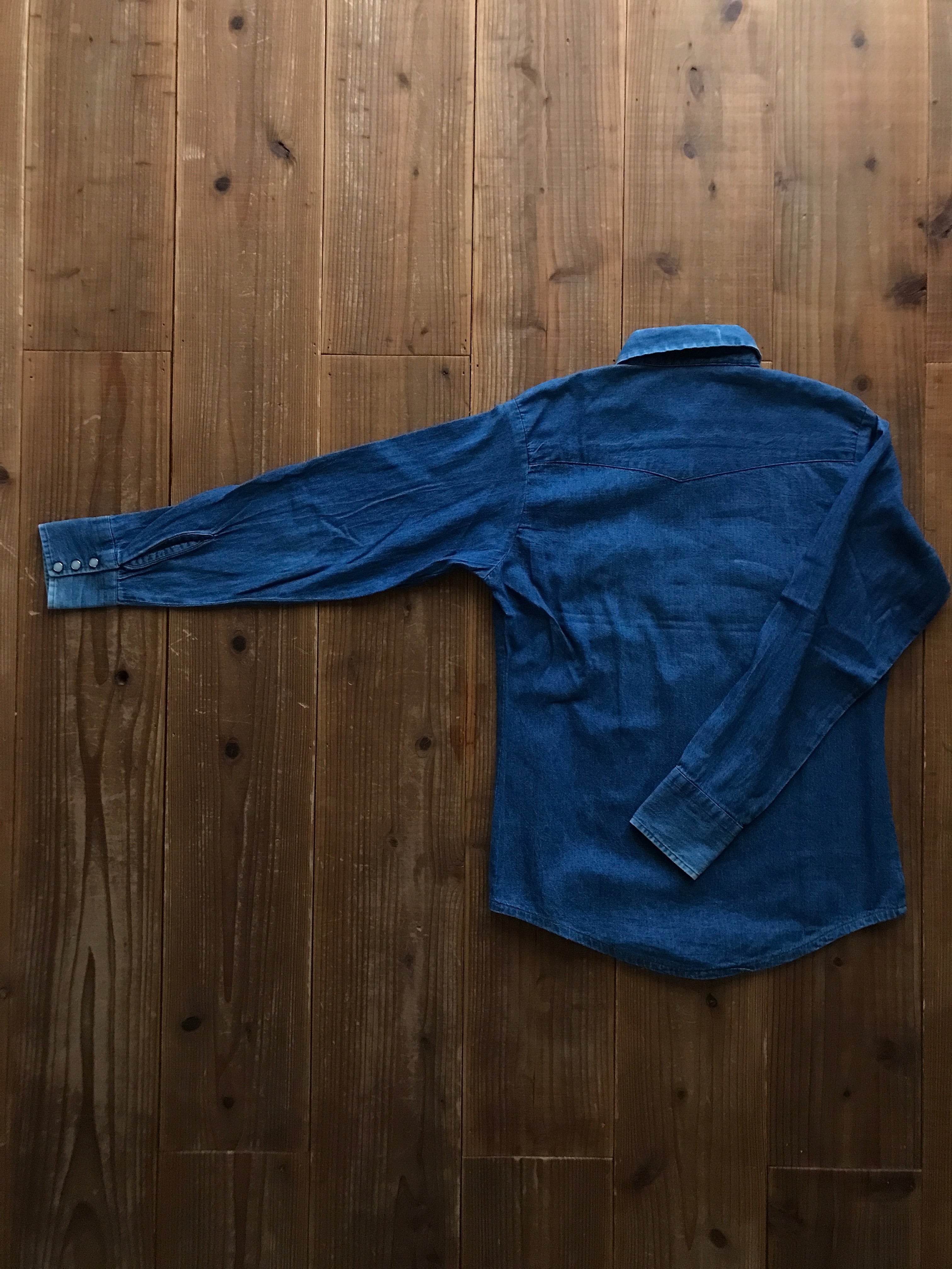 70's DEE CEE デニムウエスタンシャツ (実寸S位)