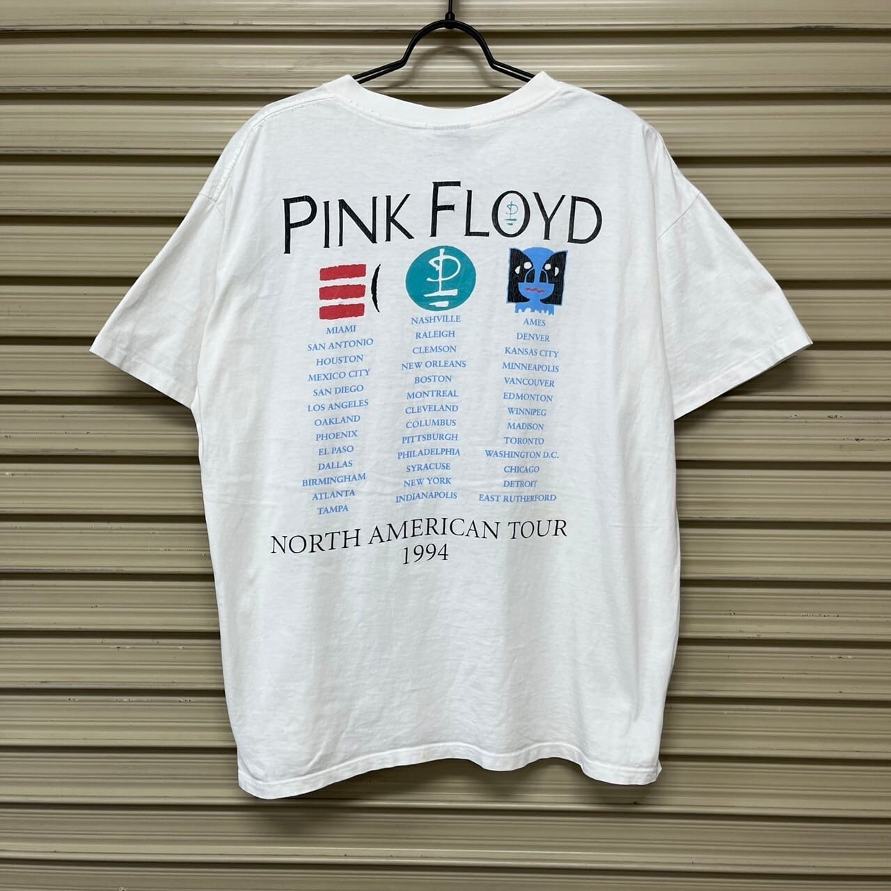 着丈73ピンクフロイド　PINK FLOYD 90's ビンテージTシャツ　ブロッカム