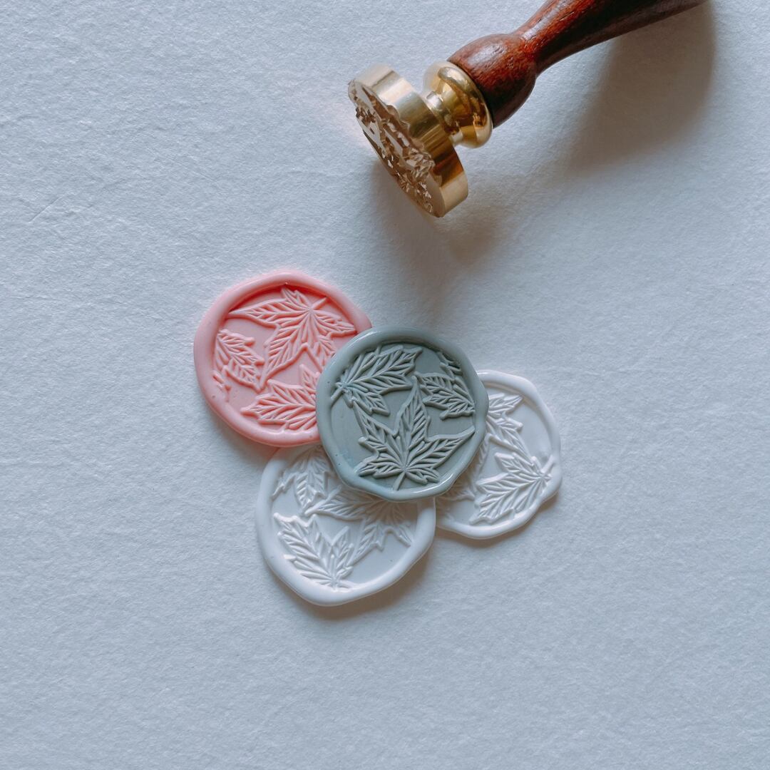 Wax Stamp -Maple leaf／スタンプヘッド