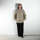 山内 / ウォッシュドウールリネンツイル・トレンチコートコーディネート