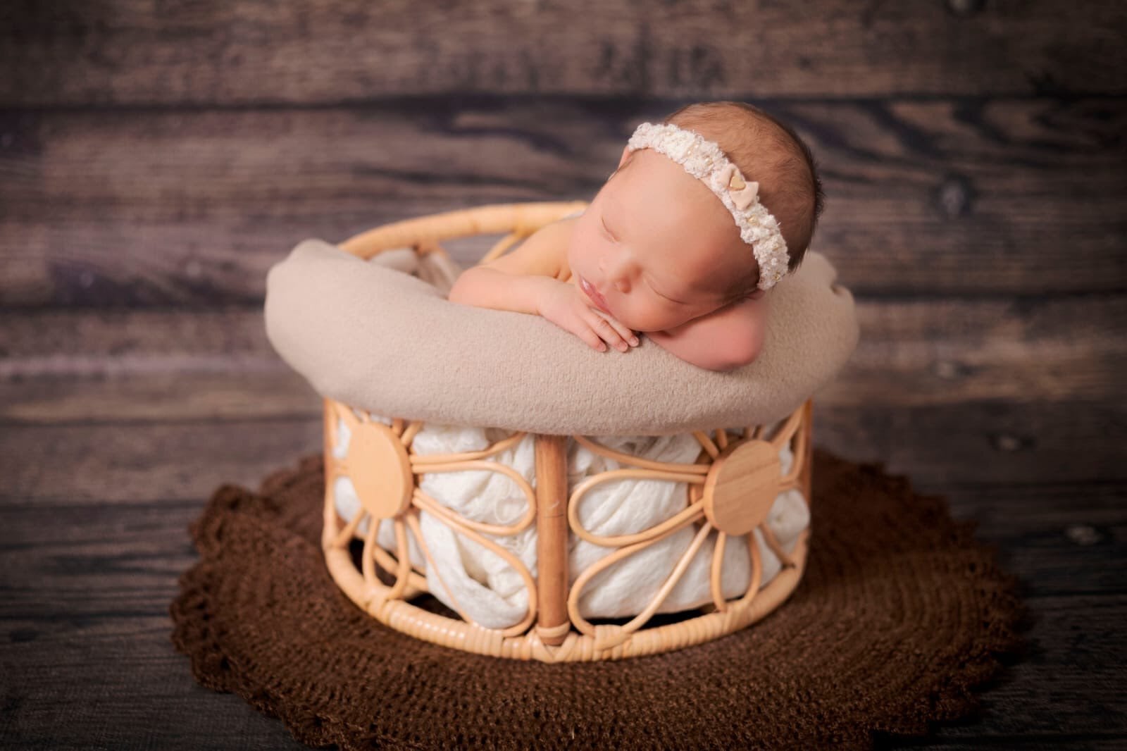 バスケット】 直径32cm デイジーバスケット チンオンハンズ用