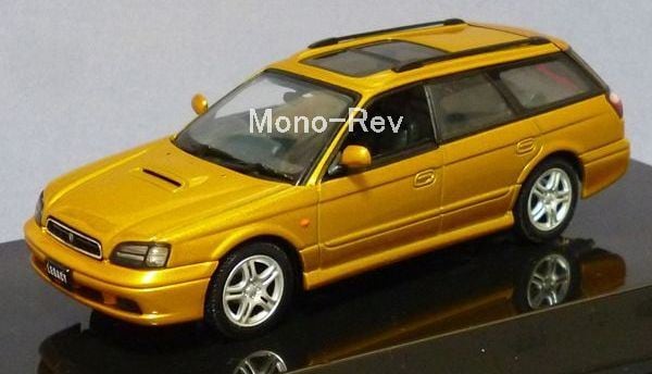 オートアート 1/43 レガシィB4 '99 ゴールド ダイキャスト製 完成品 オートアート58613 スバル レガシィ B4 ブラック BE5 1999年モデル