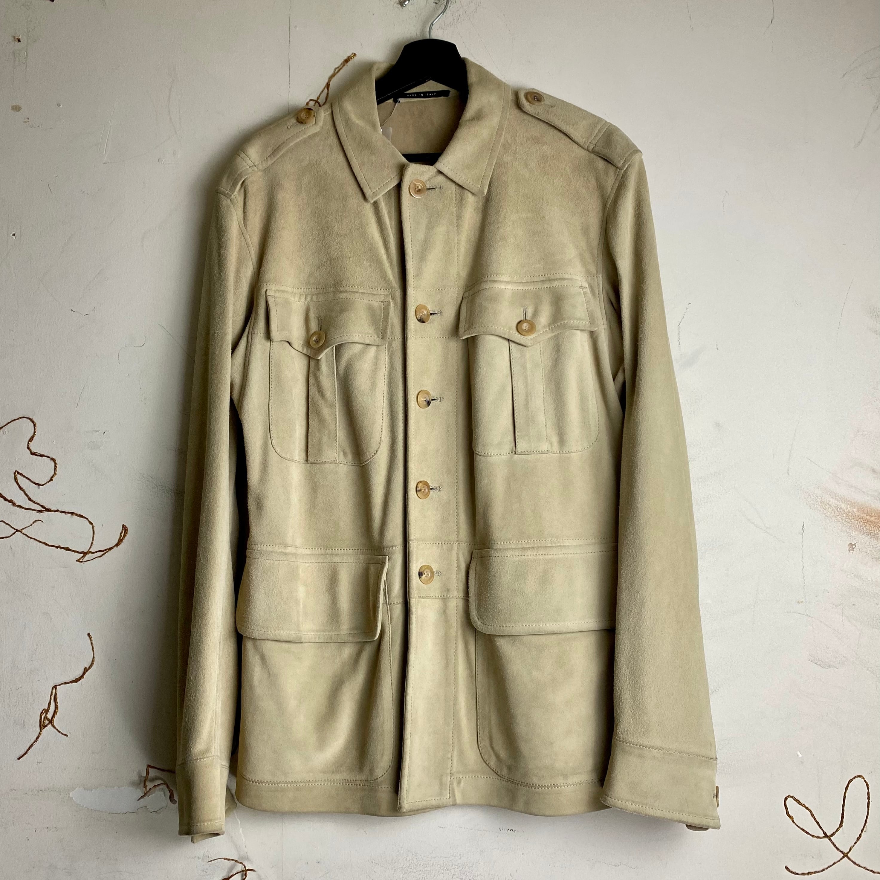 GUCCI nubuck safari jacket | NOIR ONLINE