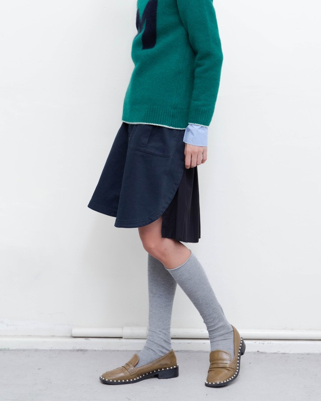 2000s PRADA - shirt detail skirt