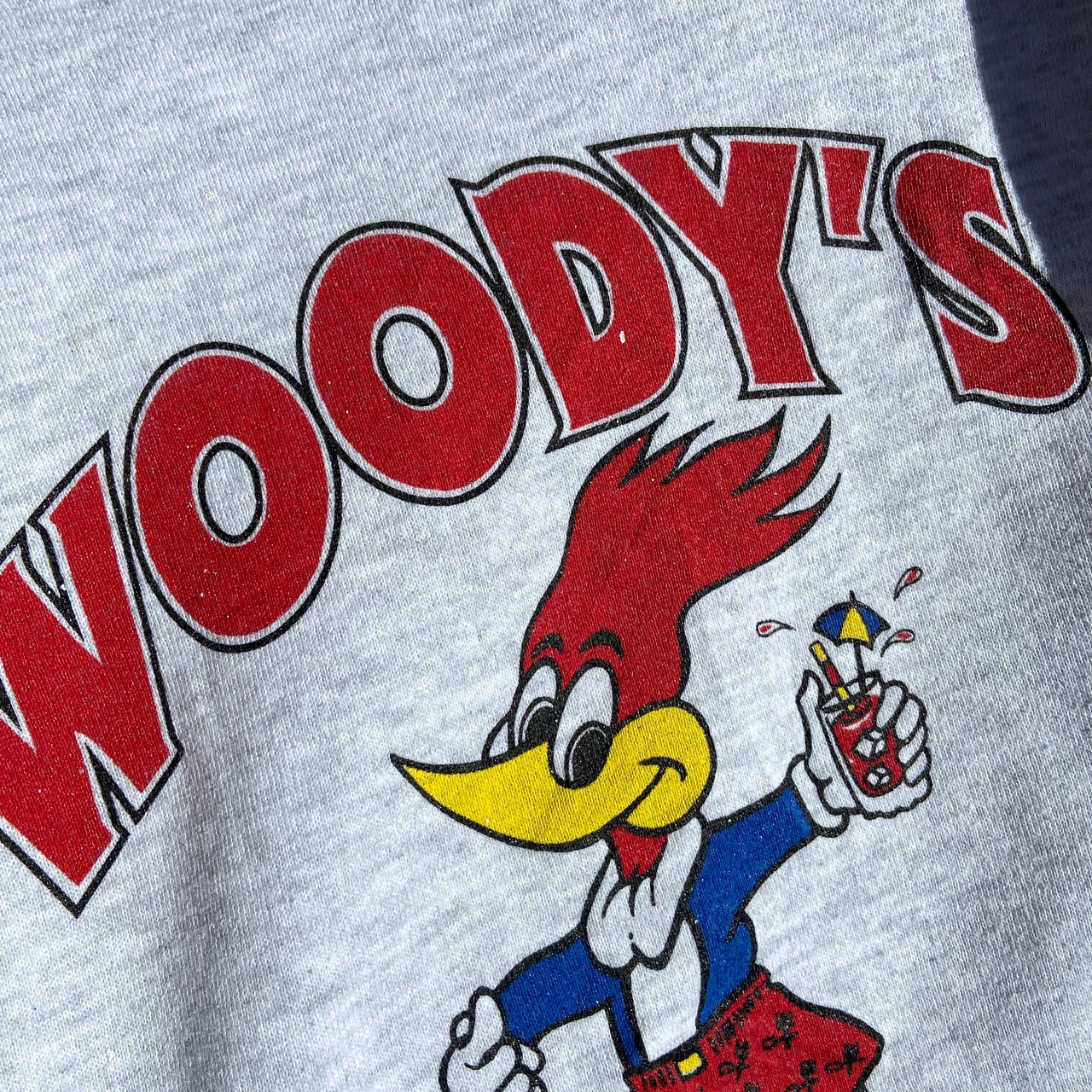 90年代 USA製 ウッディ ウッドペッカー キャラクタープリント 