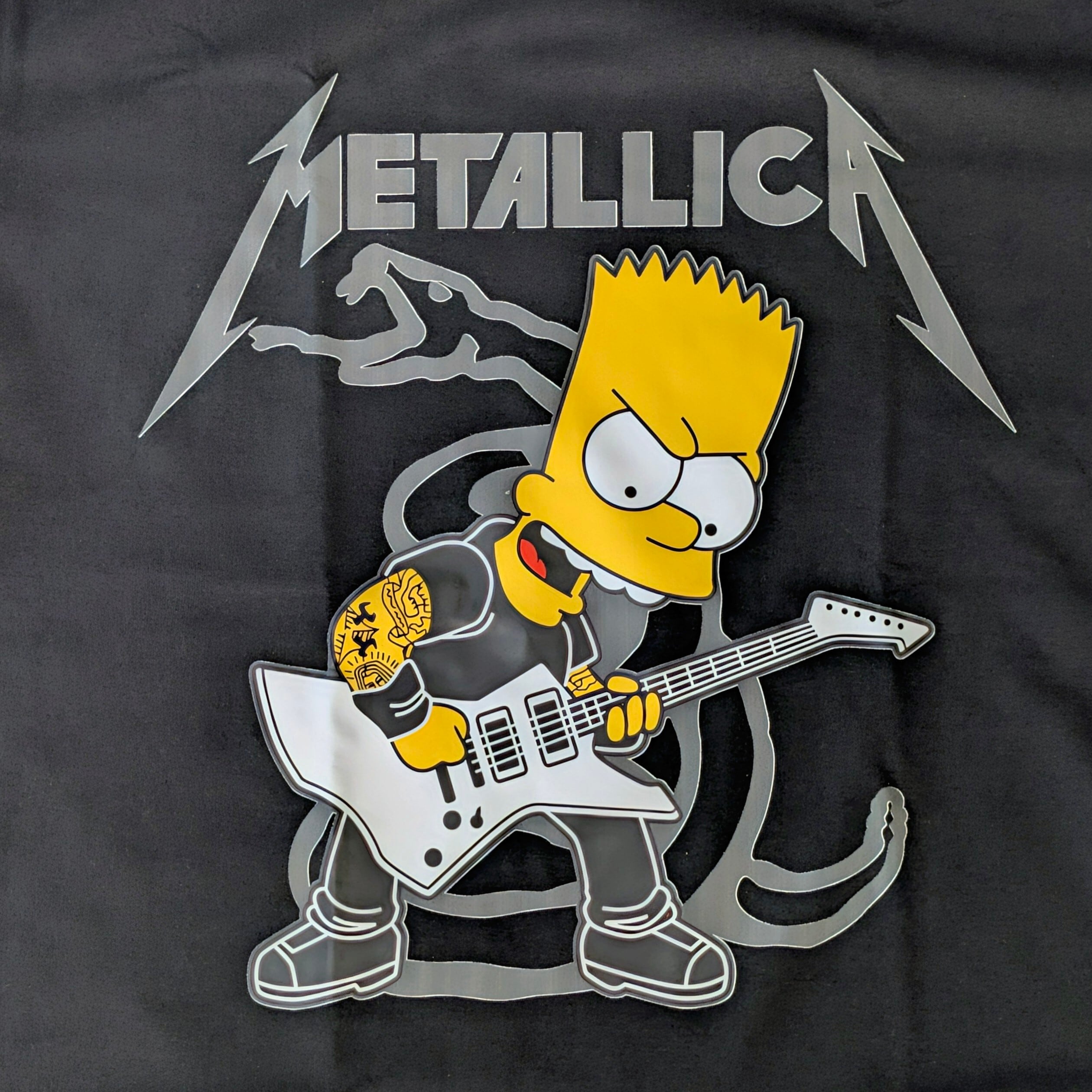 【 The Simpsons（ ザ・シンプソンズ ）】Bart Simpson × METALLICA / Tシャツ / バート / メタリカ〚アメリカン雑貨 アメトイ〛