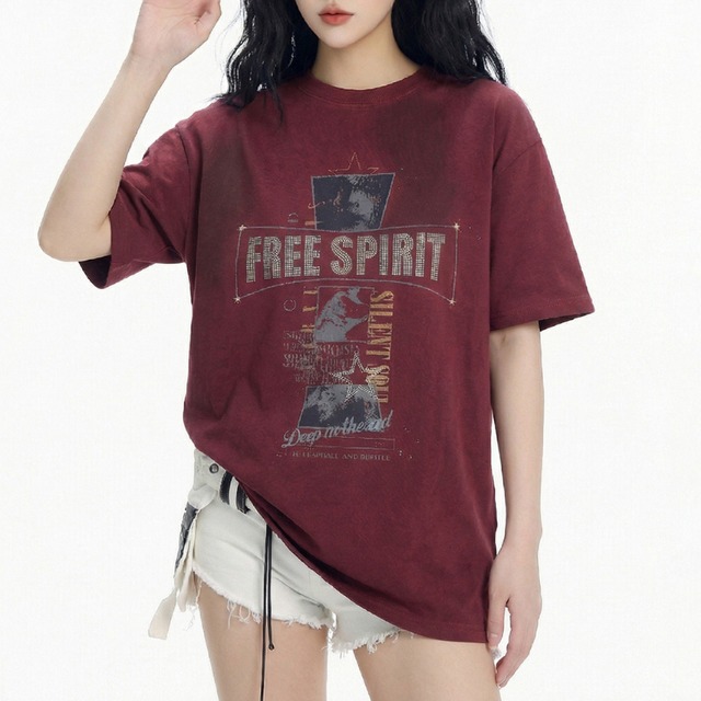 rock design short-sleeved tee　ロックデザイン半袖ティー　J1845