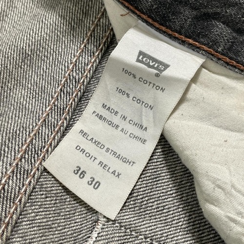 【W36 L30】 usa levi's 先染ブラック リーバイス 559 詳細写真6