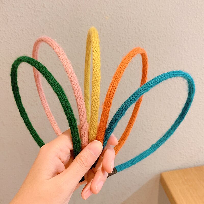 ウールニットヘアバンド レディース薄手レッドアクセサリー ヘアピン 大人ガーリー スウィート キュート カジュアル ヘアアクセサリー ブラック・アイド・ピーズ71162325760