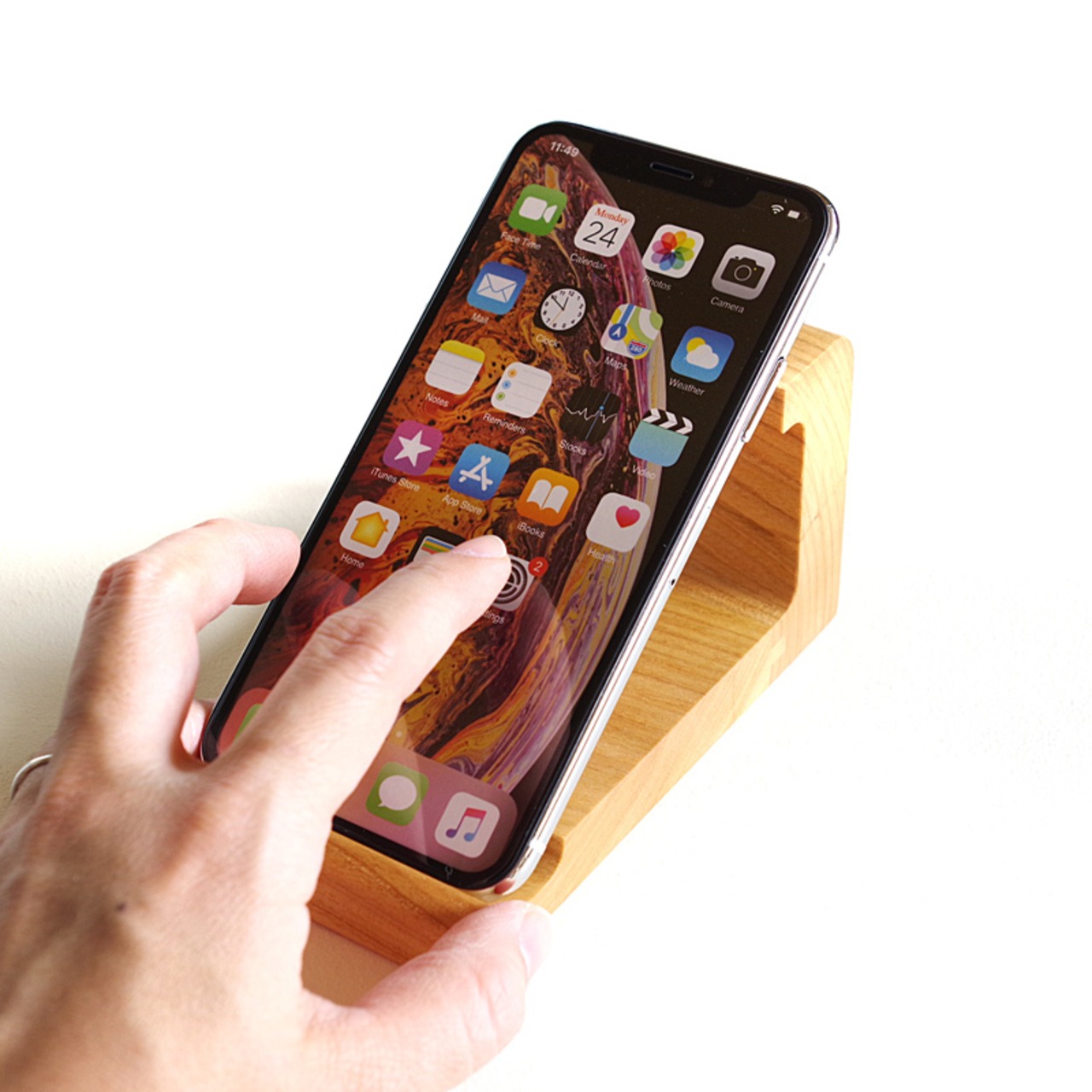 角度を選べるスマートフォンスタンド/Smartphone stand with two angle options - 4