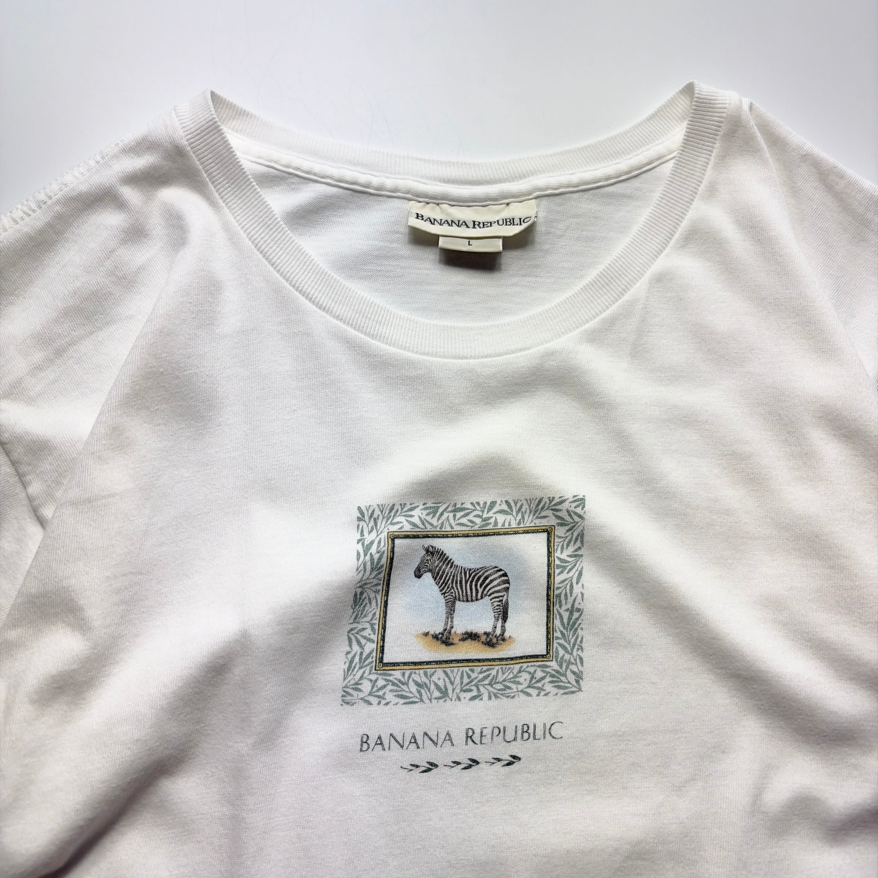 90s Banana Republic Zebra Tee