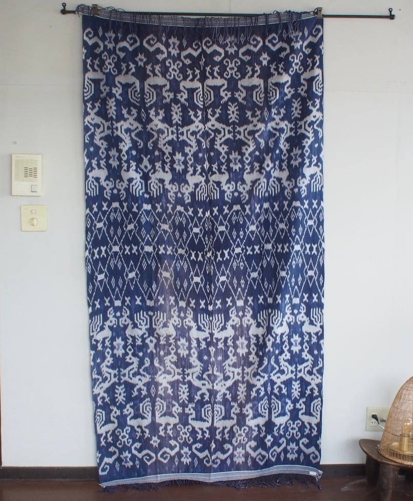 インドネシア スンバ島ヴィンテージ イカットIndonesian Ikat/古布 