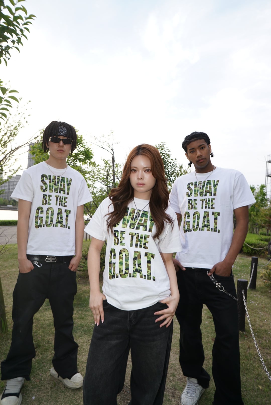 BE THE G.O.A.T. Tee -WHITE- | SWAY