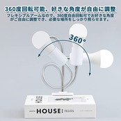 Hzfluo LEDクリップライト E26口金 電球なし 亀用 両生類用 爬虫類用 角度調整可能 中間スイッチ付き デスクライト スタンドライト 壁掛け 作業デスク 間接照明 爬虫類・両生類用照射器具 ホワイト 屋内照明【電球別売り】
