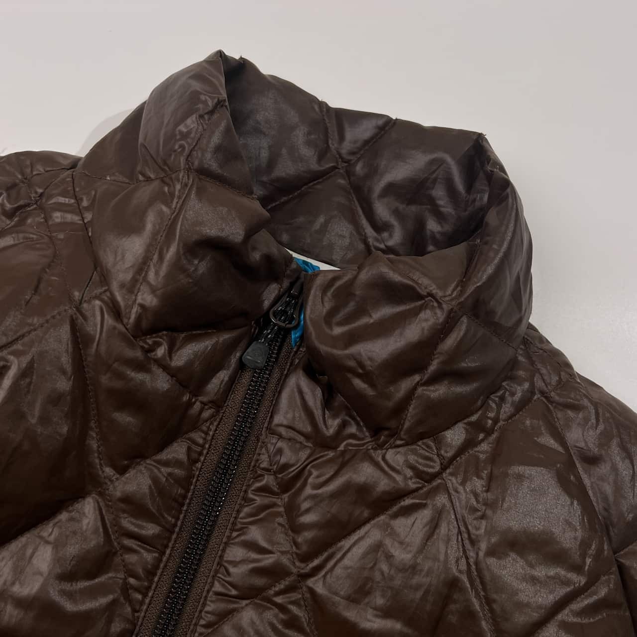 90s Columbia コロンビア キルティング ダウンジャケット ジャンパー S/ブラウン レディース