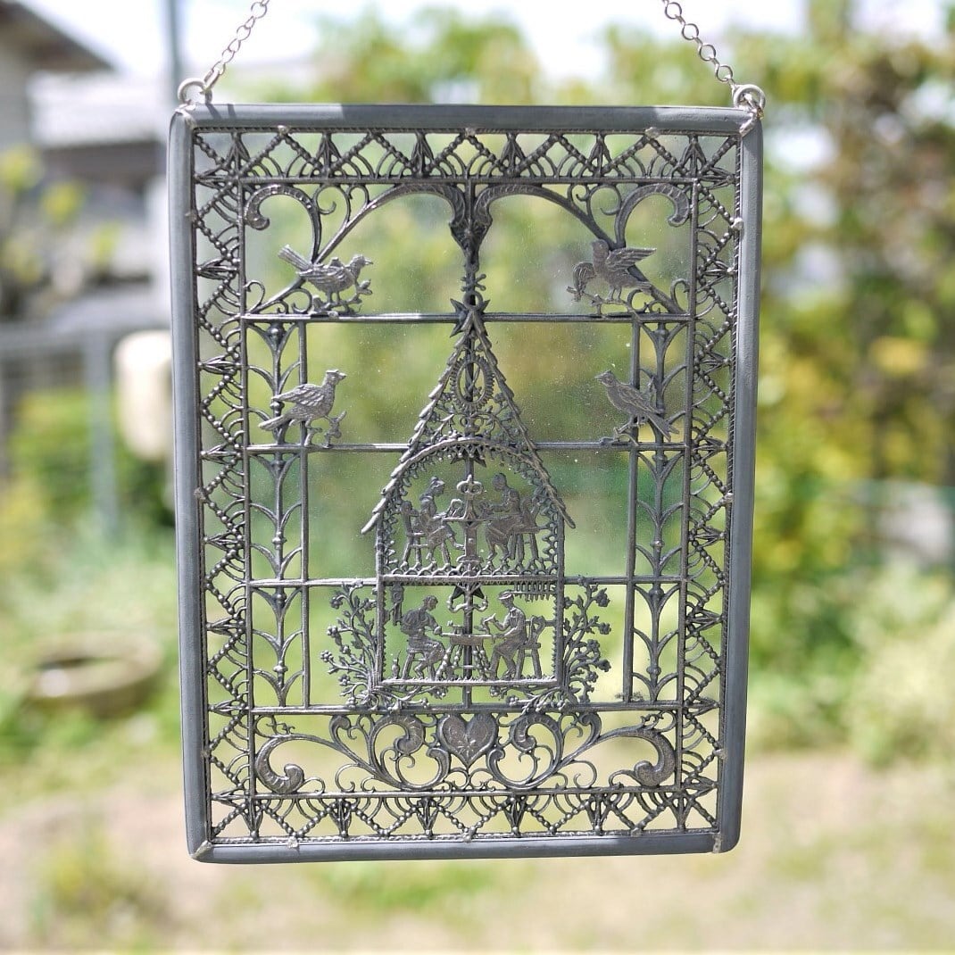 錫の飾り 「Sweet home」 Babette Schweizer