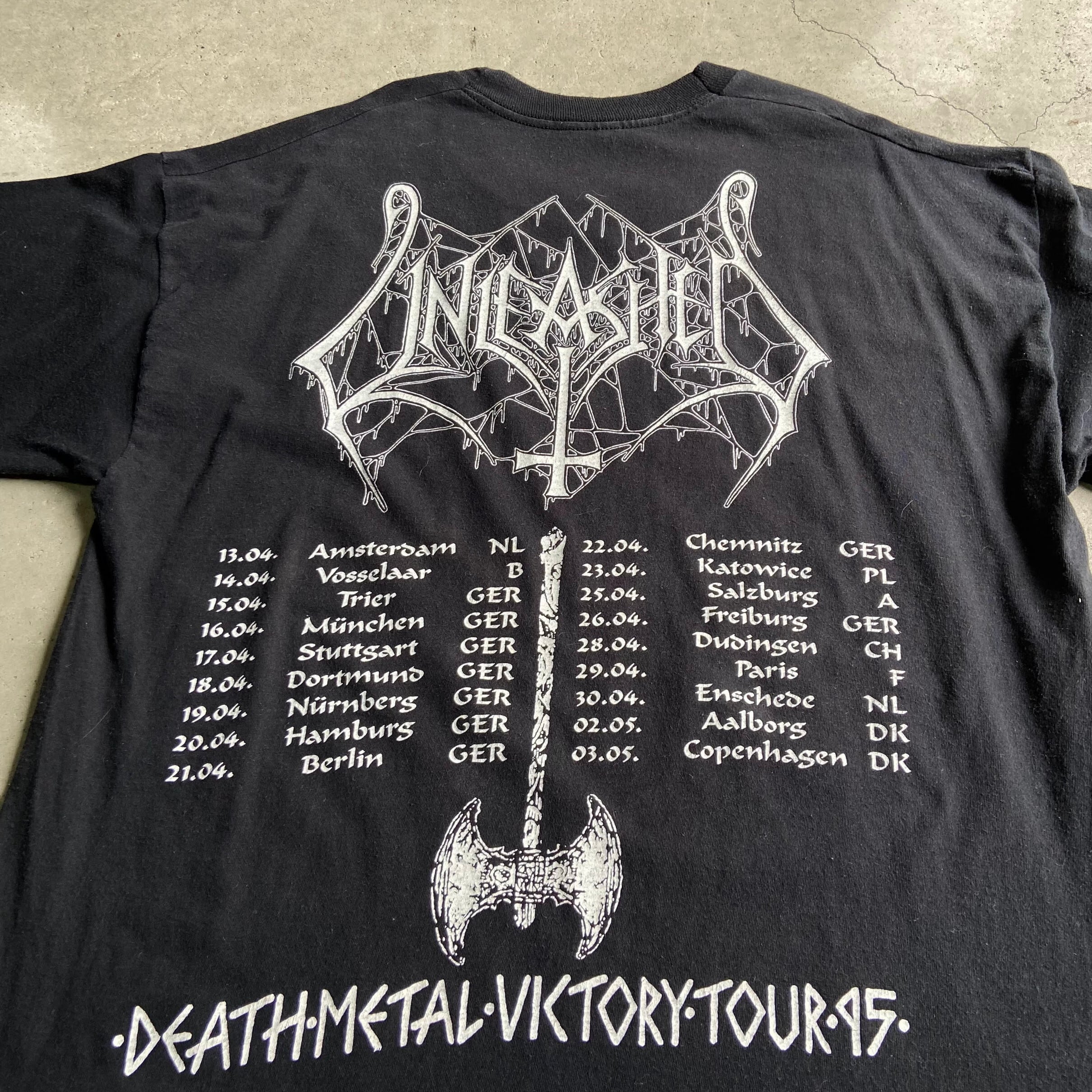 90年代 ヴィクトリー VICTORY デスメタル ツアー 1995 バンドTシャツ
