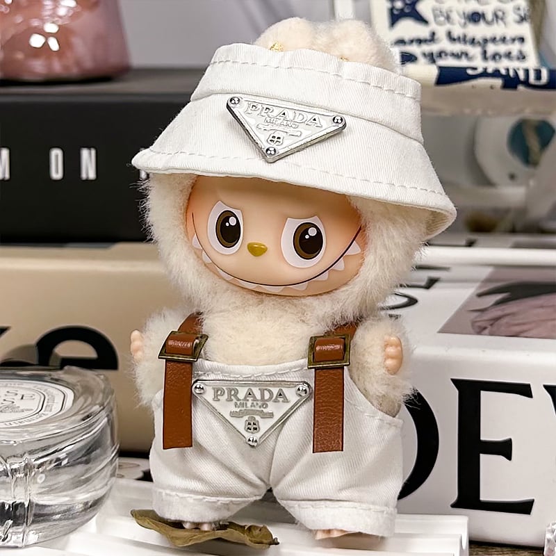 シンプルで高級感 超可愛い！10cm labubu ラブブ 4.0 バケットハット