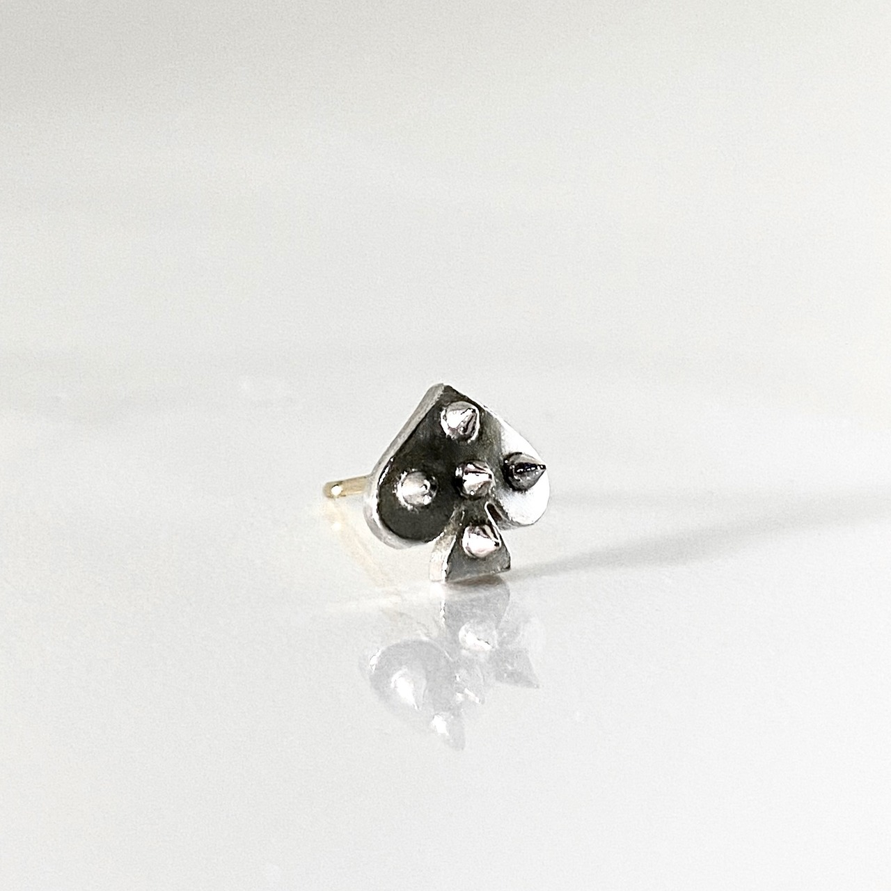 SPIKE STUD [SPADE] / スペードスパイクピアス