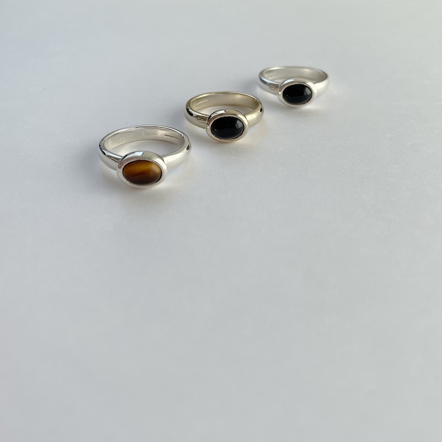 TIGER'S EYE ring (SV)