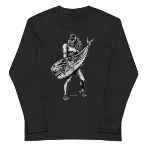 【MAHI-MAHI】シイラ×釣りガール 長袖Tシャツ