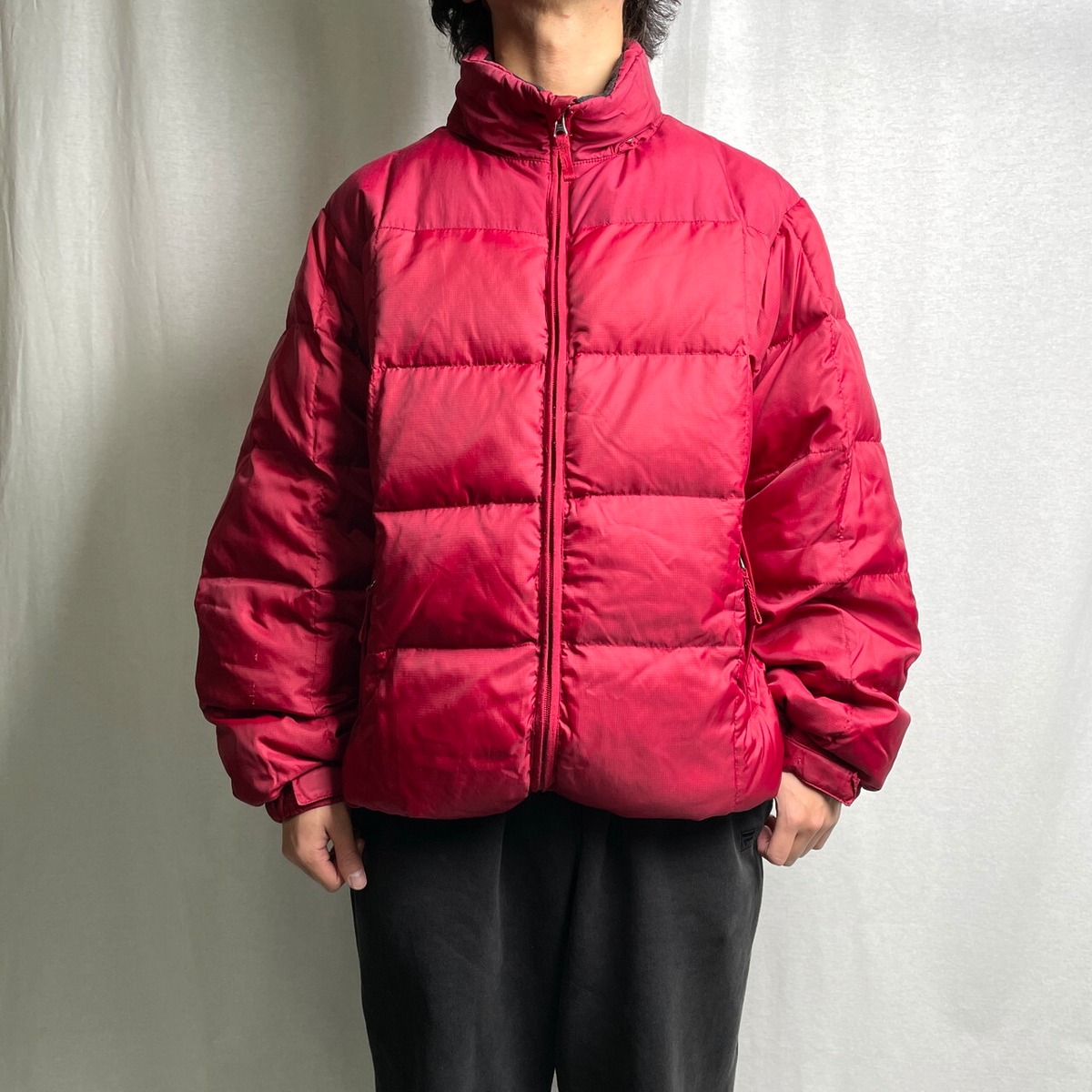 00s GAP ダブルジップ  ダウンジャケット メンズ 表記Lサイズ